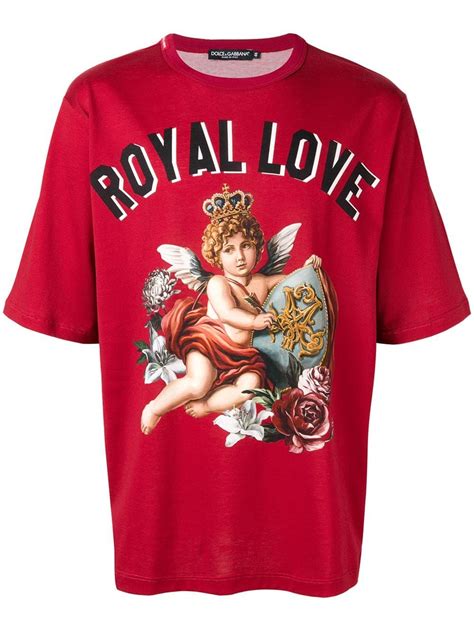 dolce gabbana royal t shirt|dolce and gabbana casual shirts.